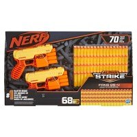 Set blastere Nerf Alpha Strike Fang QS4 cu 68 de munitii