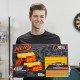 Set blastere Nerf Alpha Strike Fang QS4 cu 68 de munitii