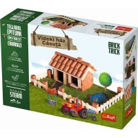 Set constructie Brick Trick Casuta din caramidute ceramice