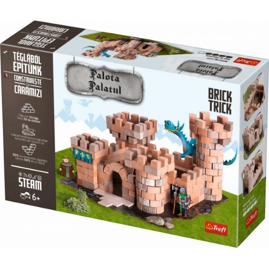 Set constructie Brick Trick Palat din caramidute ceramice