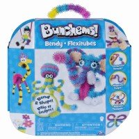 Set creativ Bunchems Bendy Sticks pentru modelat - 345 piese