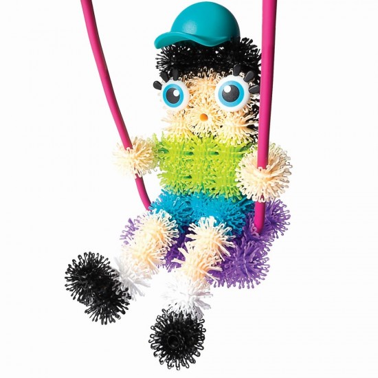 Set creativ Bunchems Bendy Sticks pentru modelat - 345 piese