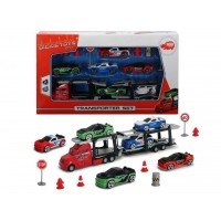 Set camion transportor cu 6 masinute 