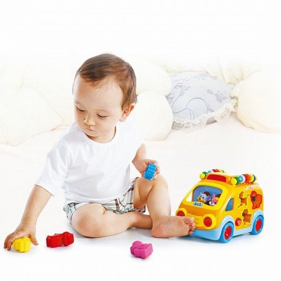 Camioneta cu forme, sunete si lumini Hola Toys