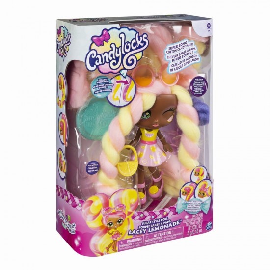 Papusa Limonada cu par super parfumat Candy Locks