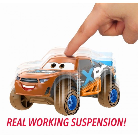 Masinuta cu suspensii Cars 3 Xrs Mud Speedy Comet