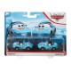 Set 2 masinute metalice Dinoco Mia si Dinoco Tia Cars 3