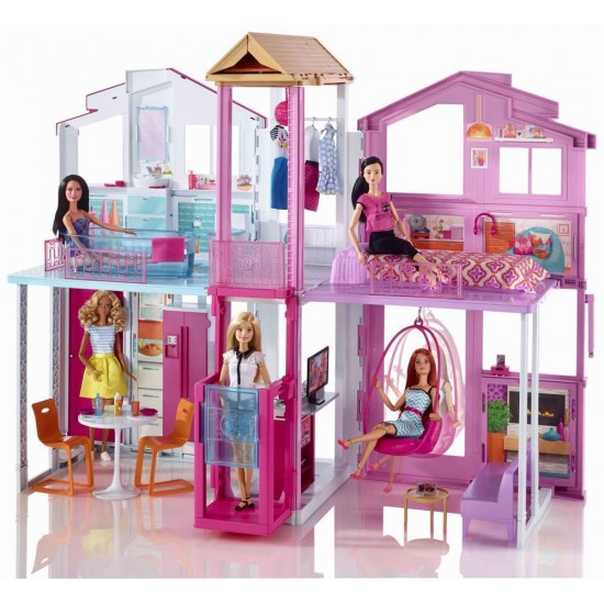 Casa Barbie cu 3 etaje