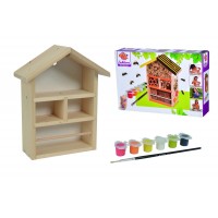 Set creativ de pictat - Casuta albinelor din lemn