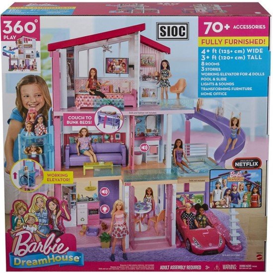 Casuta de vis Barbie cu lift
