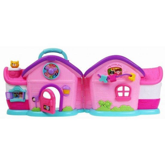 Casuta cu papusa si accesorii cu lumini si sunete