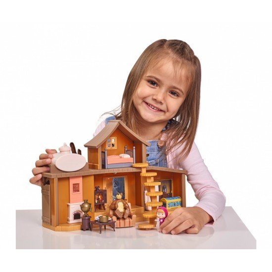 Casuta cu 2 etaje si accesorii Masha si Ursul
