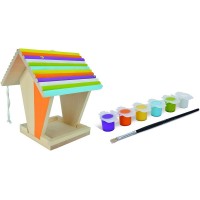 Set creativ de pictat - Casuta pentru hrana pasarilor