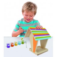 Set creativ de pictat - Casuta pentru hrana pasarilor