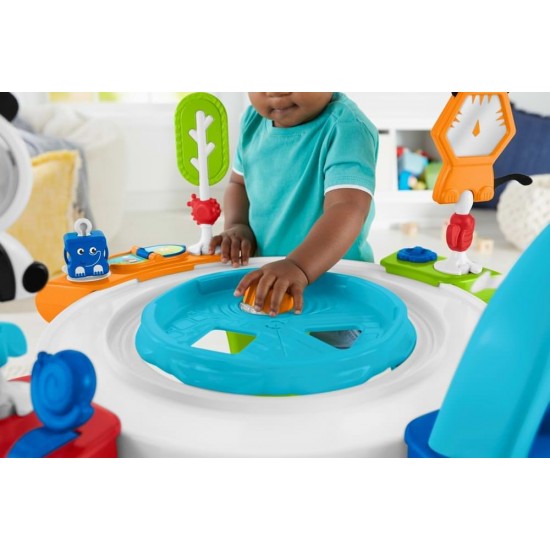 Centru de activitati 3 in 1 cu scaun rotativ Fisher Price