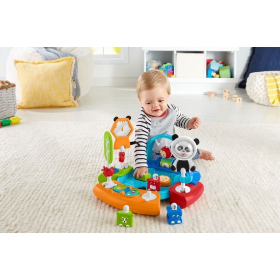 Centru de activitati 3 in 1 cu scaun rotativ Fisher Price