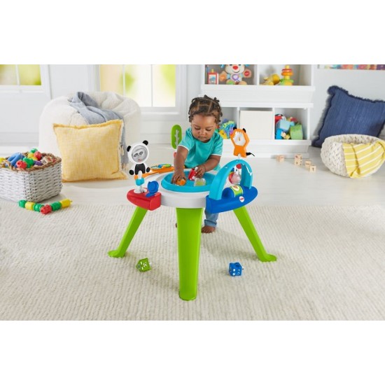 Centru de activitati 3 in 1 cu scaun rotativ Fisher Price