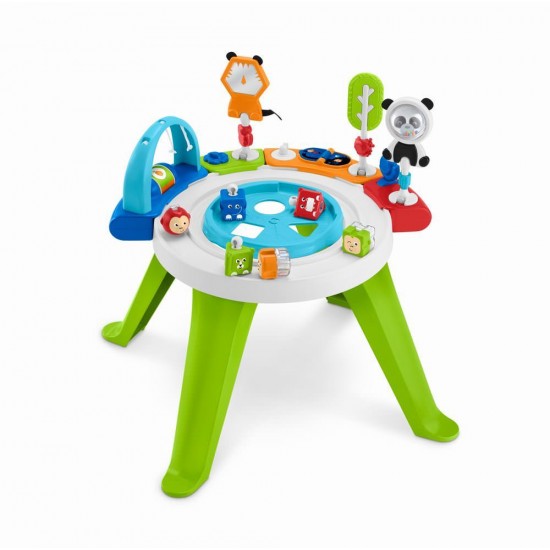 Centru de activitati 3 in 1 cu scaun rotativ Fisher Price