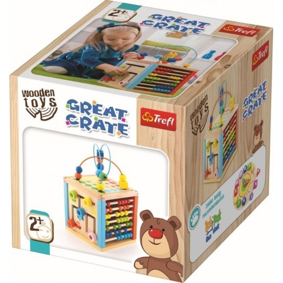 Cub educativ mare din lemn Trefl