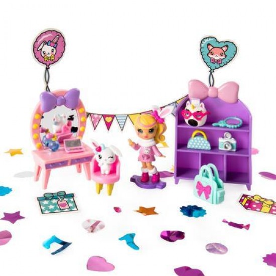 Set papusa si accesorii Pop Party Teenies