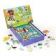 Set magnetic educativ cu animale 41 piese