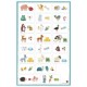 Set magnetic educativ cu animale 41 piese