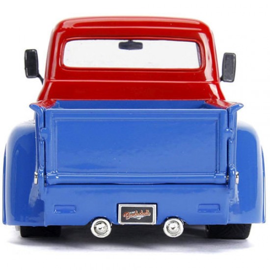 Masinuta metalica DC Comics Bombshells 1956 Ford Super Girl scara 1:24