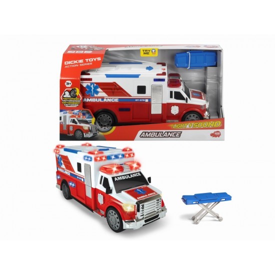 Ambulanta cu sunete si lumini Dickie Toys