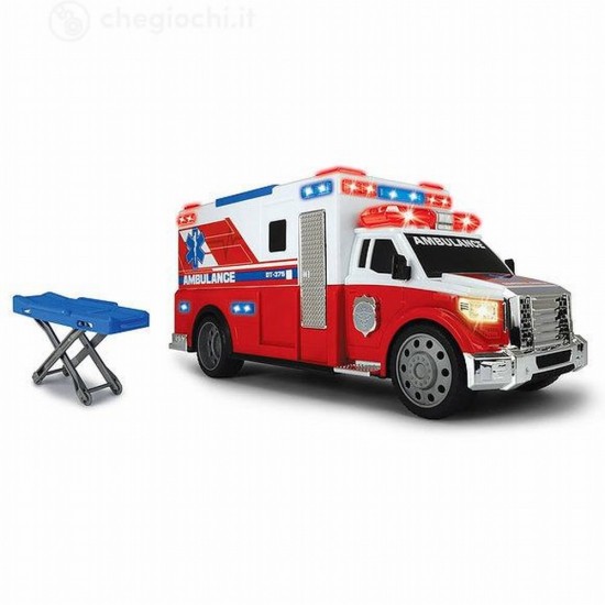 Ambulanta cu sunete si lumini Dickie Toys
