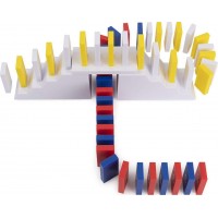 Set domino Art Deluxe 100 piese cu accesorii by Lily Hevesh  