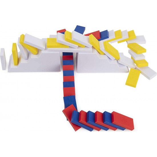 Set domino Art Deluxe 100 piese cu accesorii by Lily Hevesh  