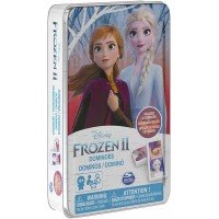 Joc Domino Frozen 2 in cutie de metal