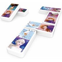 Joc Domino Frozen 2 in cutie de metal