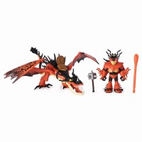 Set Dragons 3 Hookfang si Viking Snotlout