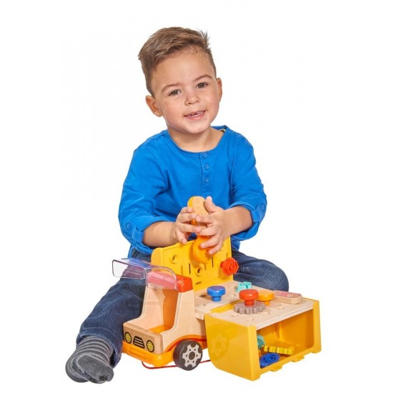 Set de joaca 2 in 1 camion si banc de lucru Eichhorn
