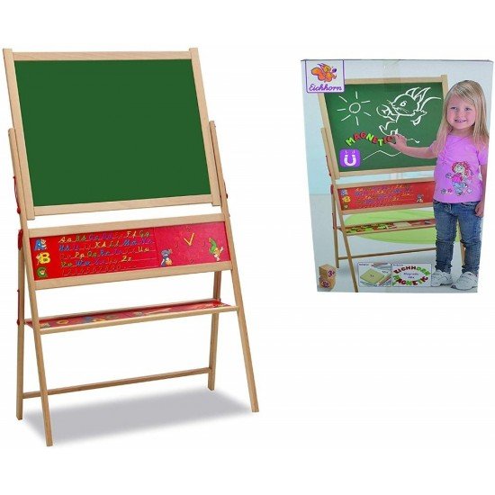 Tabla magnetica din lemn Eichhorn cu litere magnetice