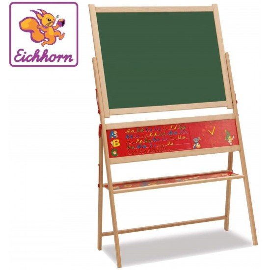 Tabla magnetica din lemn Eichhorn cu litere magnetice