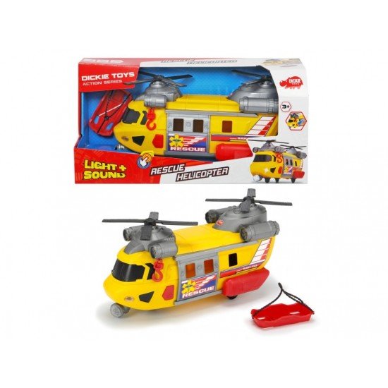 Elicopter pentru interventie cu sunete si lumini 30 cm