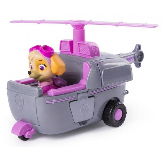 Figurina si autovehicul Paw Patrol - Elicopterul lui Skye