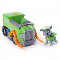 Figurina si autovehicul Paw Patrol - Remorcherul lui Rocky