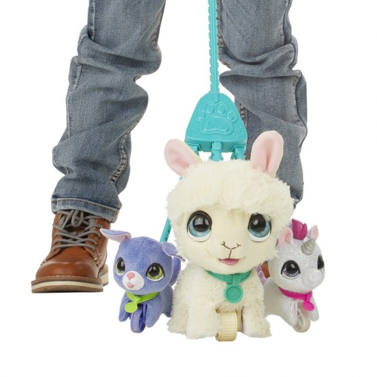 Jucarie interactiva FurReal - Lama plimbareata