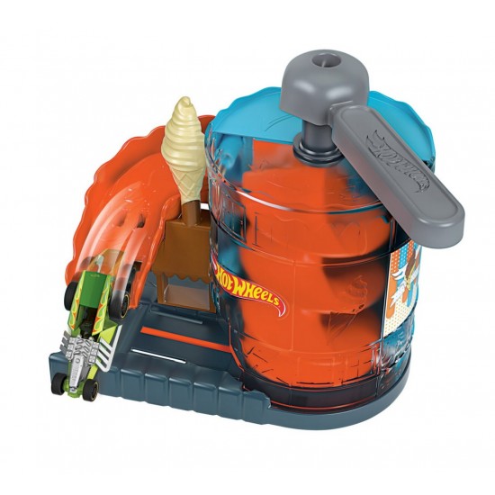 Set de joaca Hot Wheels cu masinuta - Pista inghetatei