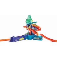 Set de joaca Hot Wheels Culori Schimbatoare - Laboratorul Stiintific