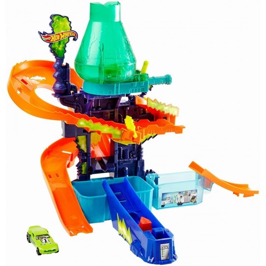 Set de joaca Hot Wheels Culori Schimbatoare - Laboratorul Stiintific