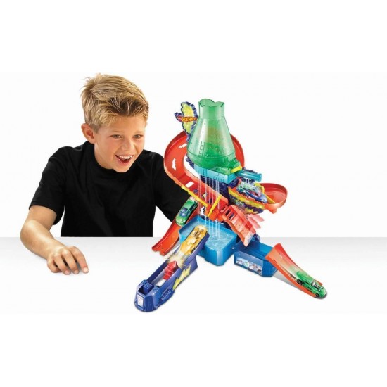 Set de joaca Hot Wheels Culori Schimbatoare - Laboratorul Stiintific