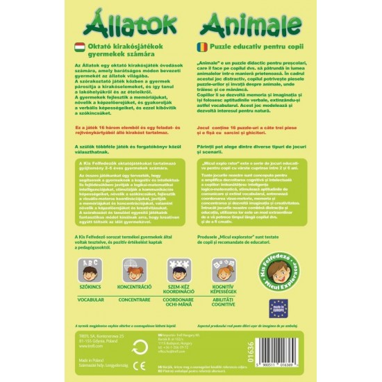 Set educativ Micul Explorator - Invata animalele