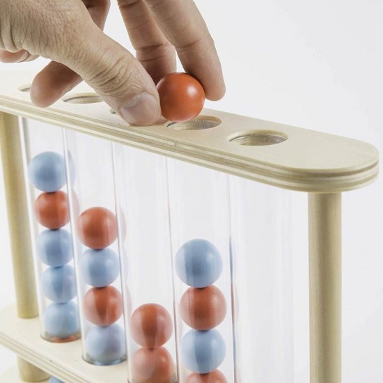 Joc din lemn Marble Newton 5 in linie