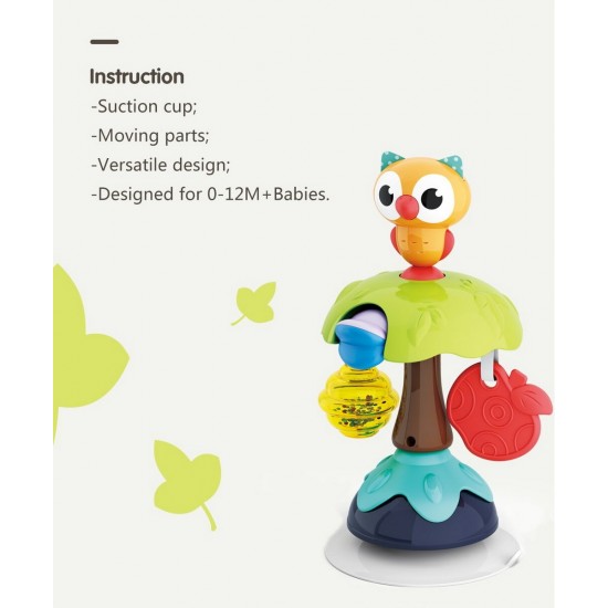 Jucarie bebe cu ventuza - Bufnita