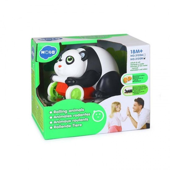 Jucarie bebe Push and Go - Ursuletul Panda 