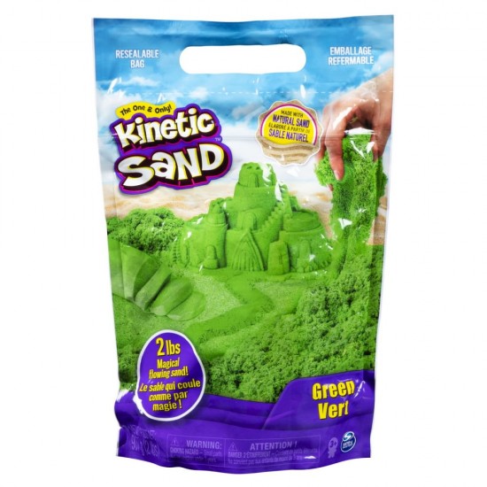 Nisip kinetic 900 grame verde Kinetic Sand